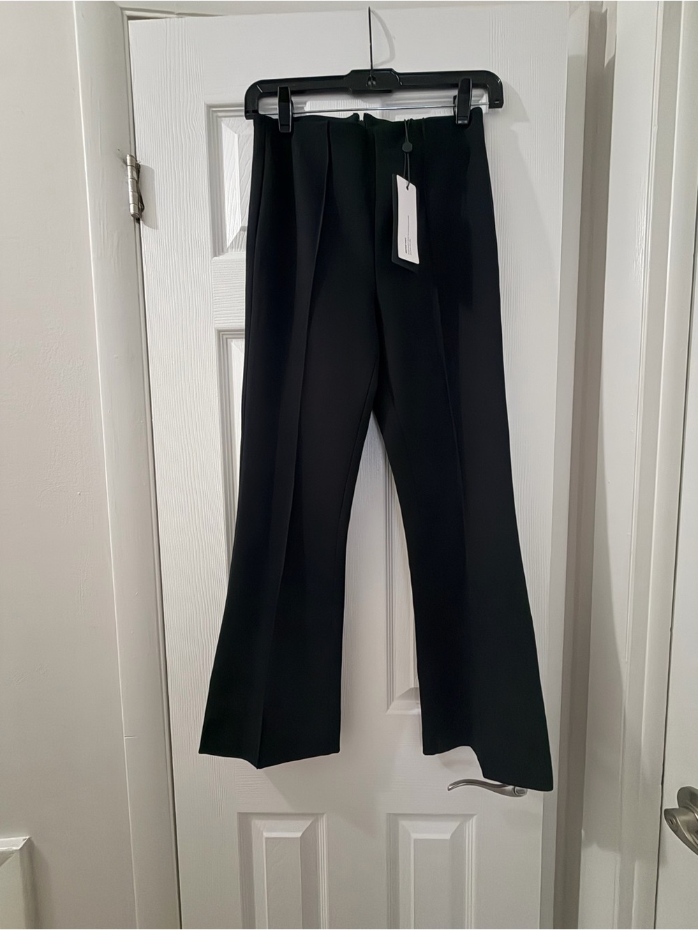 rag & bone Black Tailored Wide-Leg Pants its new
